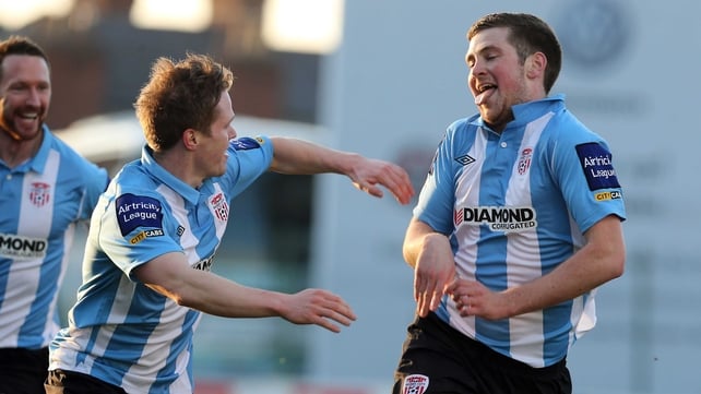 Patrick McEleney's stunning strike put Derry City on the way to this win