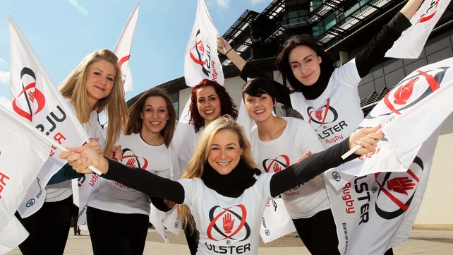 Ulster fans ahead of the game at Twickenham