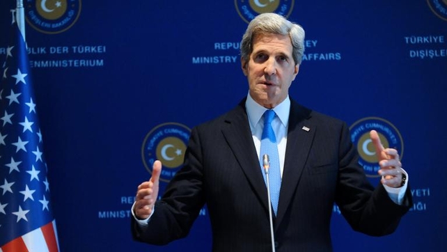 US Secretary of State John Kerry urged that promises of "compensation be fulfilled, ambassadors be returned and that full relationship be embraced" US Secretary of State John Kerry urged that promises of "compensation be fulfilled, ambassadors be returned and that full relationship be embraced"