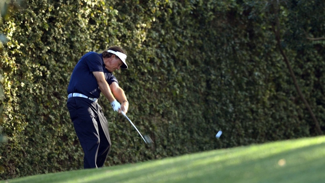Phil Mickelson will tee off with Louis Oosthuizen and Martin Kaymer