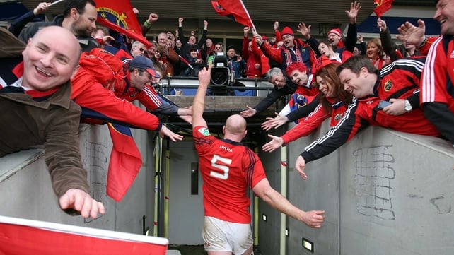 Munster fans created a Thomond-like atmosphere at The Stoop on Sunday