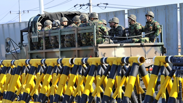 South Korea raised its defence condition by one level in order to step up monitoring and increase the number of intelligence staff South Korea raised its defence condition by one level in order to step up monitoring and increase the number of intelligence staff