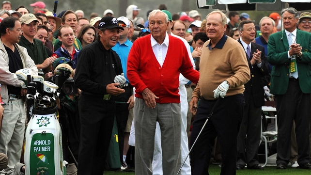 Gofing legends - Gary Player, Arnold Palmer and Jack Nicklaus