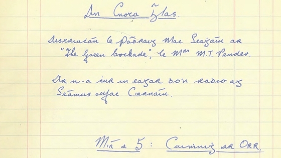 An Cnota Glas 1962