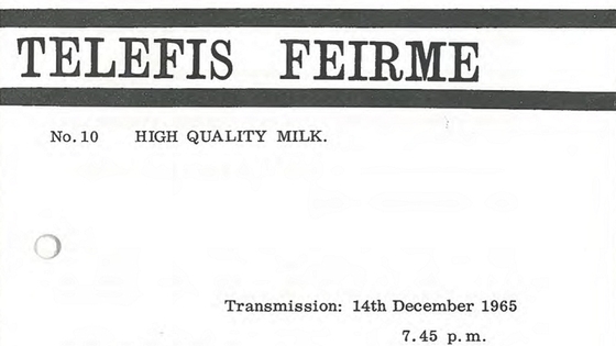 Telefís Feirme 1965