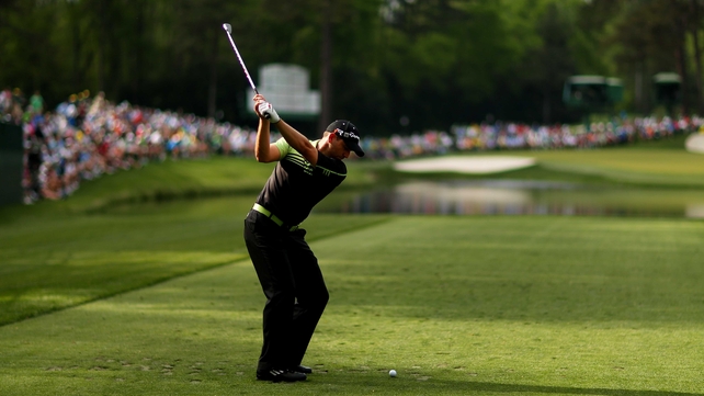 Sergio Garcia is still looking for his first major victory and leads after the opening round at Augusta