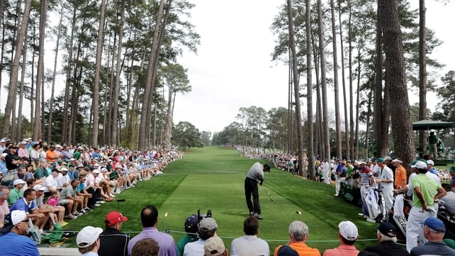 Tiger Woods teed off at 18.41 on two under