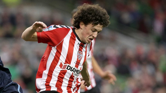 Barry MacNamee was on target for the Candystripes at Oriel Park
