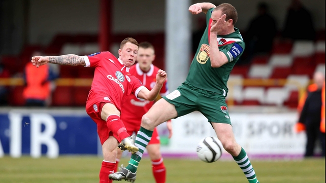 Lee Lynch opened the scoring for Sligo at the Showgrounds