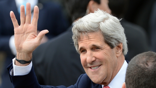 John Kerry made his comments to reporters on the sidelines of a meeting with Jordanian Foreign Minister Nasser Judeh in Rome John Kerry made his comments to reporters on the sidelines of a meeting with Jordanian Foreign Minister Nasser Judeh in Rome