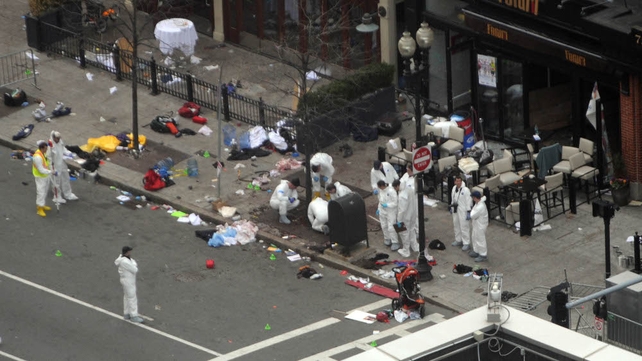 Three people were killed and 264 injured when a pair of homemade pressure-cooker bombs exploded at the crowded finish line of the marathon Three people were killed and 264 injured when a pair of homemade pressure-cooker bombs exploded at the crowded finish line of the marathon