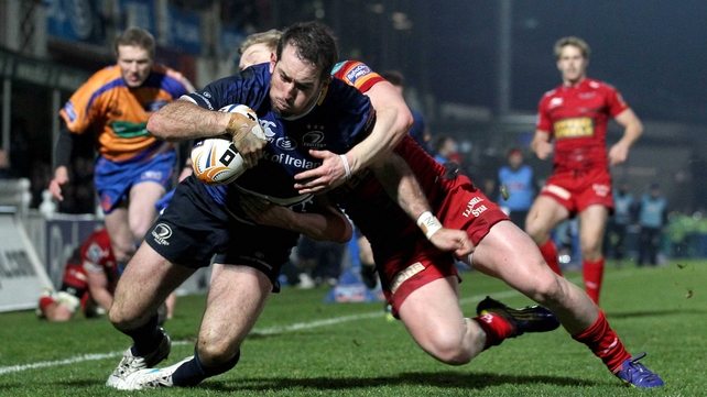 Andrew Goodman touches down against Scarlets