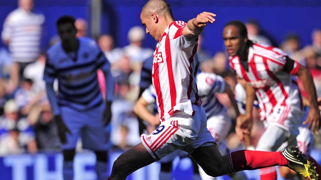 Ireland international Jon Walters starts for Stoke against Liverpool in the early kick-off