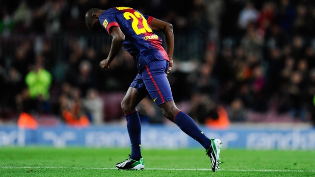 Eric Abidal played a full 90 minutes against Levante