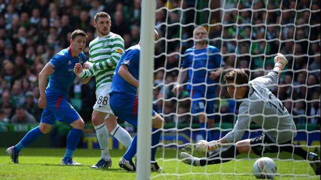 Gary Hooper finds the net for the second time