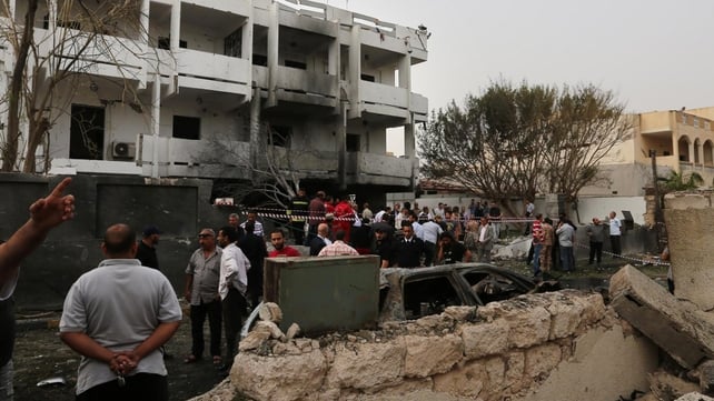 Car bomb damages the French embassy in Tripoli Car bomb damages the French embassy in Tripoli