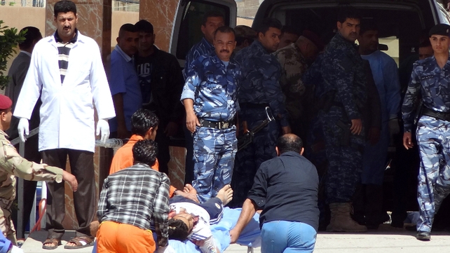 The defence ministry said troops came under fire, but protesters said they were unarmed The defence ministry said troops came under fire, but protesters said they were unarmed