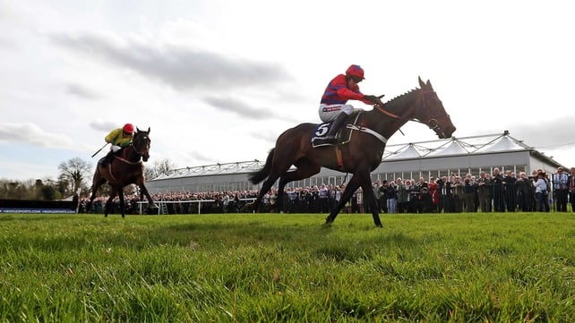 Sprinter Sacre overcame testing conditions to score by five and a half lengths at Punchestown
