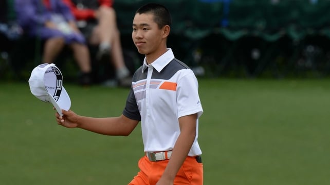 Guan Tianlang made the cut at the US Masters