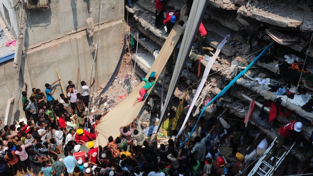 Primark occupied a floor of the eight-storey building in Bangladesh Primark occupied a floor of the eight-storey building in Bangladesh