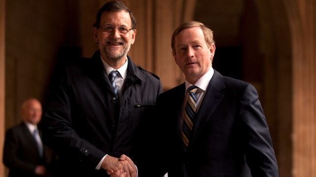 Taoiseach Enda Kenny met Spanish Prime Minister Mariano Rajoy in the Alhambra in Granada, Spain Taoiseach Enda Kenny met Spanish Prime Minister Mariano Rajoy in the Alhambra in Granada, Spain