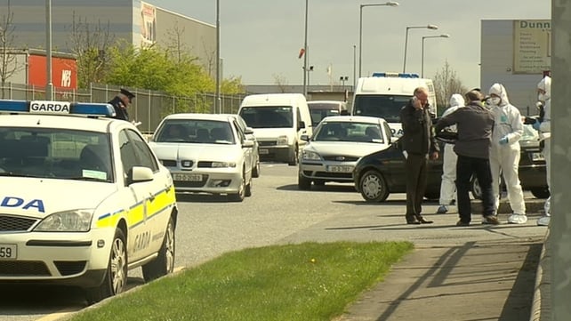 The area around the Greenogue Industrial Estate has been sealed off for a technical examination The area around the Greenogue Industrial Estate has been sealed off for a technical examination