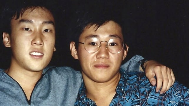 Kenneth Bae (R) pictured in 1988 Kenneth Bae (R) pictured in 1988