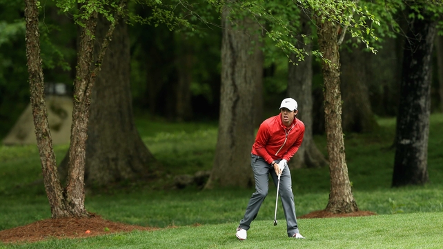 Rory McIlroy shot a five under 67 at Quail Hollow