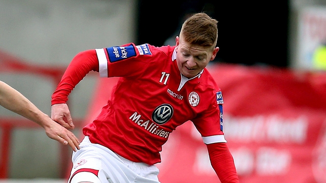 Adam Hanlon hit the equaliser for Shelbourne at Tolka Park