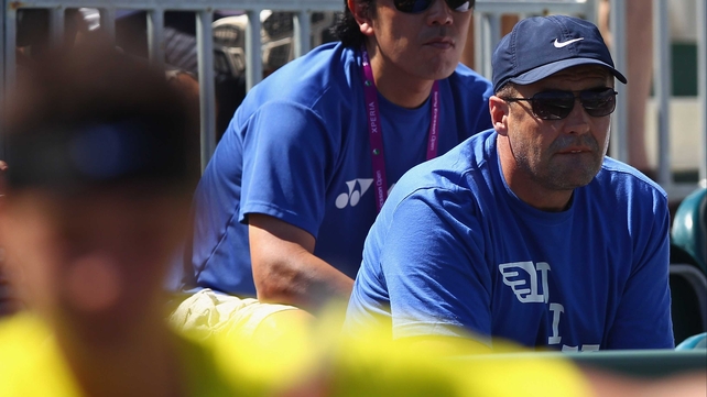John Tomic is under investigation for an alleged altercation with his son's hitting partner