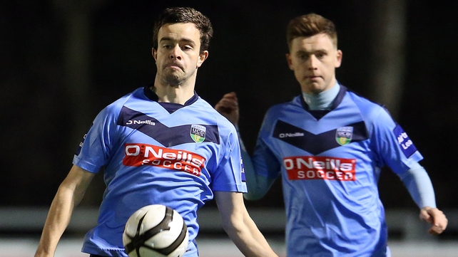 Robbie Benson scored for the fourth match running for UCD