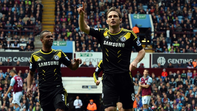 Frank Lampard turned the game on its head with a second-half double