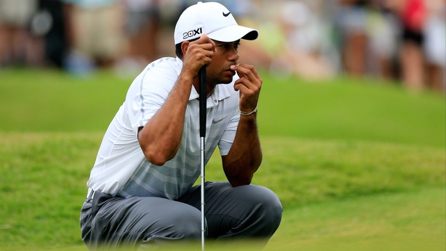 Woods shares lead with Garcia and Lingmerth