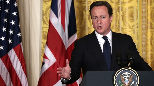 David Cameron said only his party was offering the public a choice on Europe David Cameron said only his party was offering the public a choice on Europe