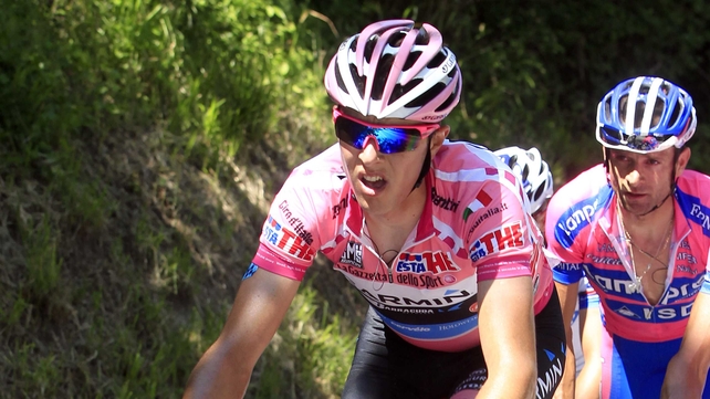 Ramunas Navardauskas won stage 11 of the Giro d'Italia
