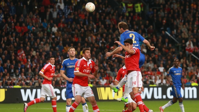 Branislav Ivanovic rises to head the winner