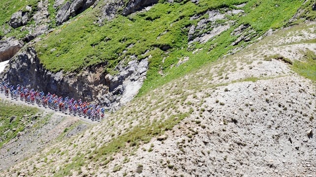 Plans to finish at the summit of Col du Galibier have had to be abandoned