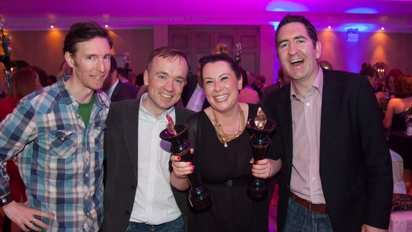 Láithreoir na bliana agus Clár Raidió na Bliana buaite ag Cormac