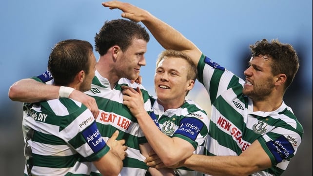 Shamrock Rovers beat Limerick in the day's late kick-off