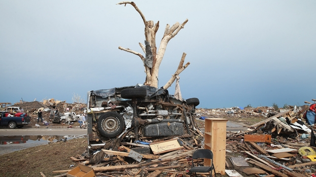 24 people died after a tornado tore through the town of Moore, Oklahoma 24 people died after a tornado tore through the town of Moore, Oklahoma