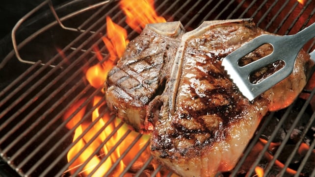 Bison cowboy steak Bison cowboy steak