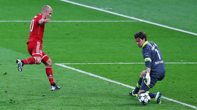 Arjen Robben completed his Champions League redemption by scoring the winning goal in London
