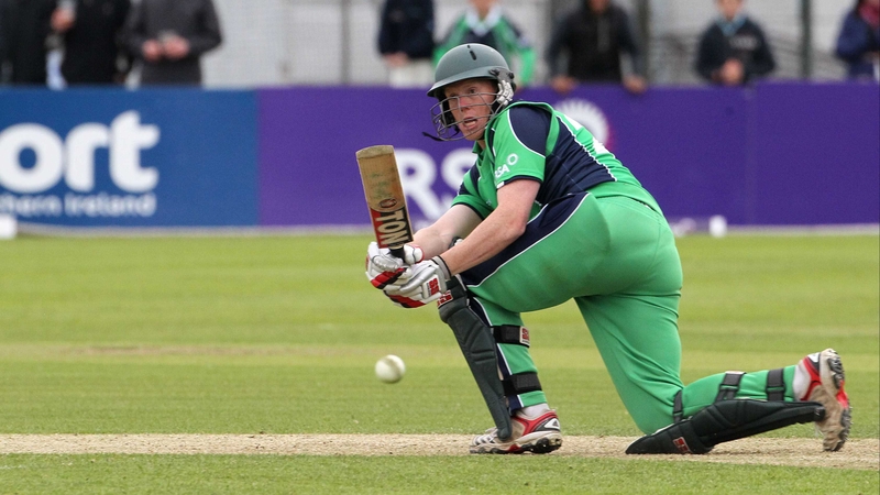 Kevin O'Brien took three wickets for Ireland and made 30