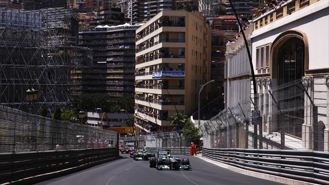 Nico Rosberg led all the way in the Monaco Grand Prix