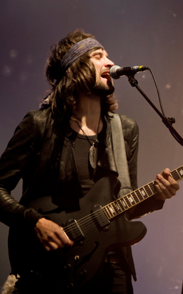 Serge Kasabian in action on Saturday night