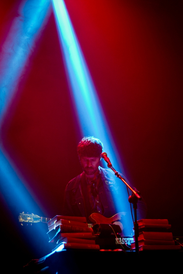 James Blake entranced the audience on Saturday night
