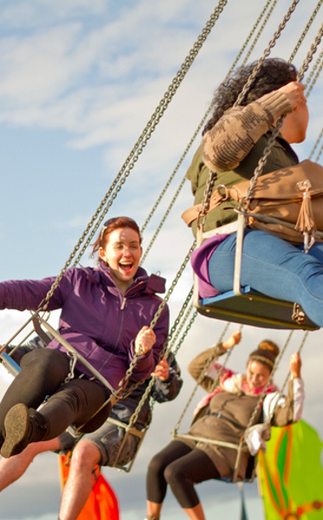 Having a swinging time