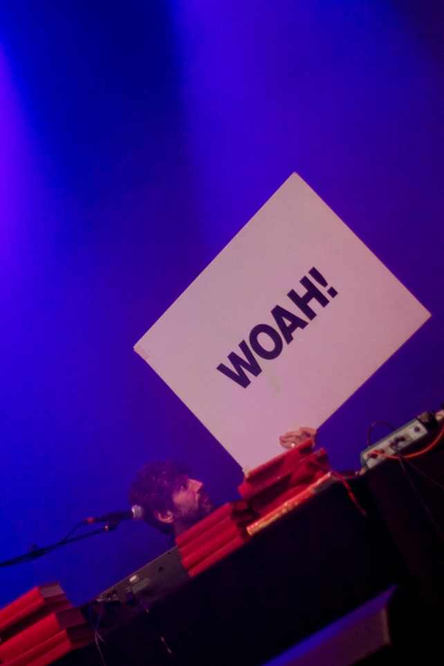 Gruff Rhys from Neon Neon calls for some restraint on Saturday night