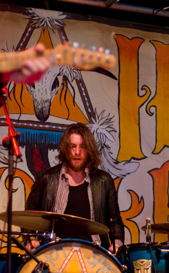 Dublin band The Hot Sprockets on Saturday afternoon