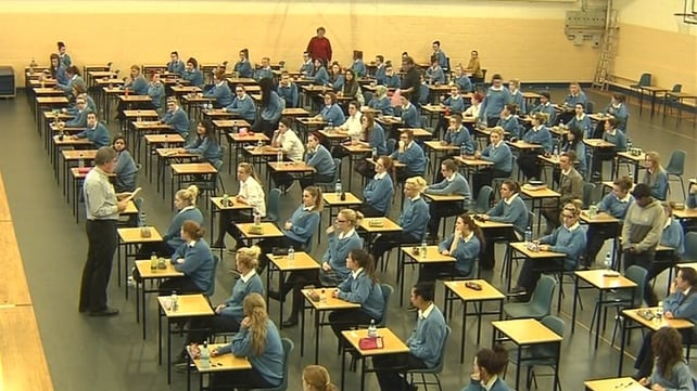 Those sitting the State exams are required to pay a fee of more than €100 Those sitting the State exams are required to pay a fee of more than €100